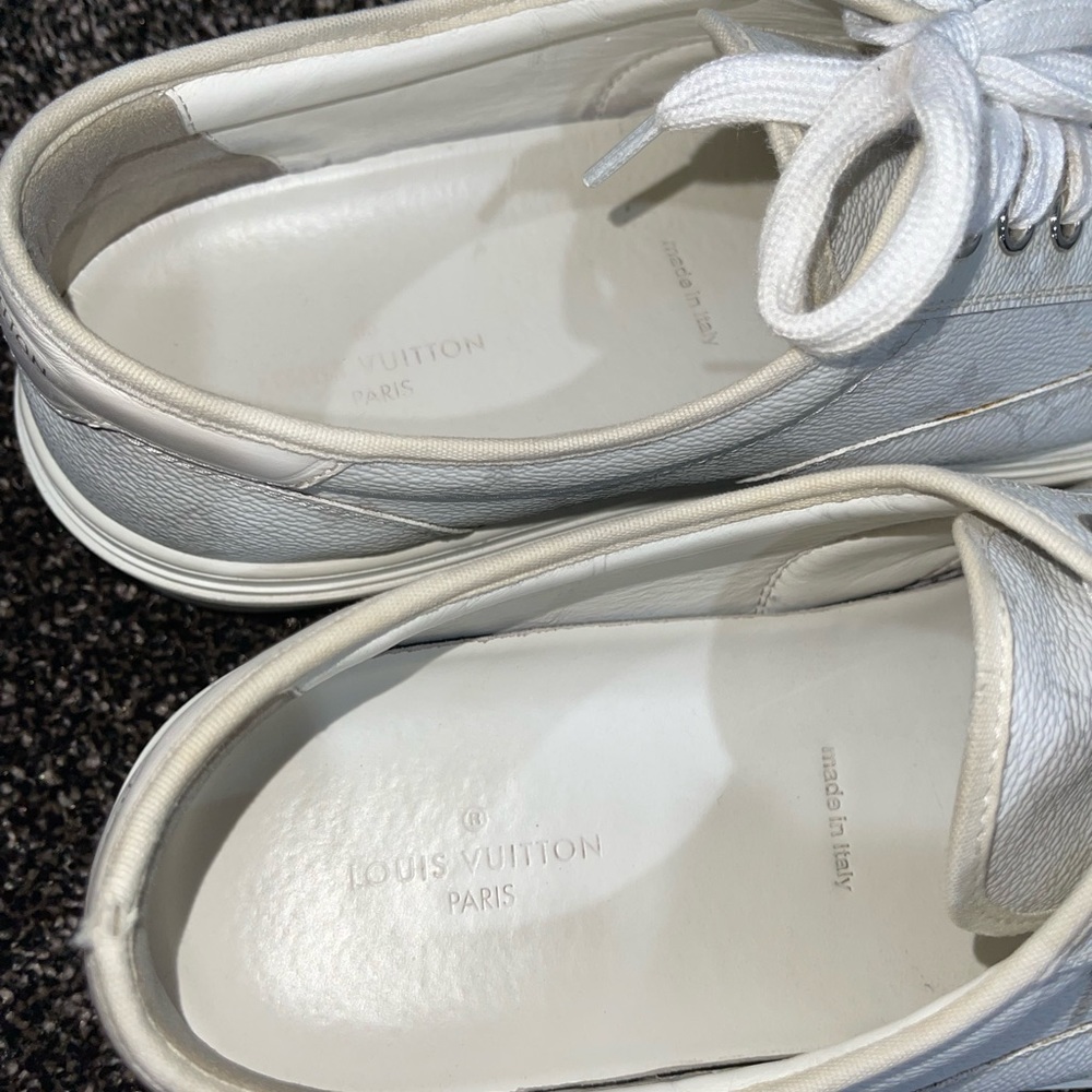 Louis Vuitton Monogram Trocadero “White/Grey” Low Sneakers - Picture 7 of 9